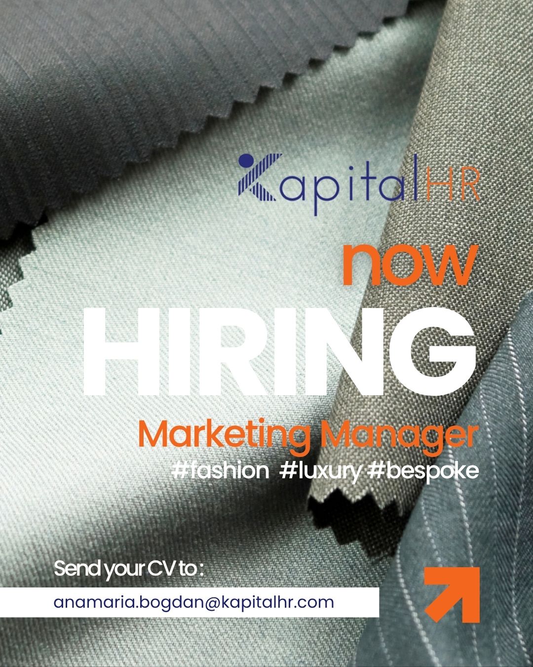 Hiring Marketing Manager for Fashion Industry